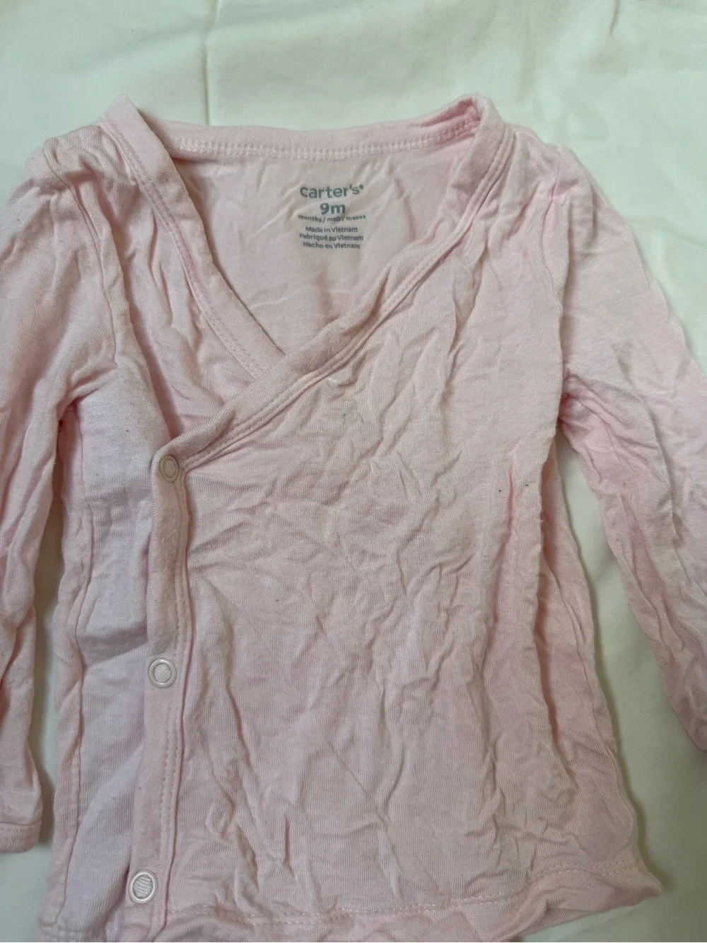 Carter's Light Pink Three-Piece Pajama Set